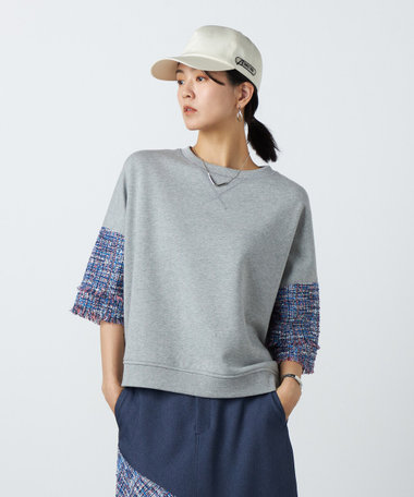 ブルーツイード プルオーバー