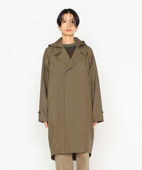 ガンクラブチェック フード付きコート（77-04MM01-205）｜ベータ