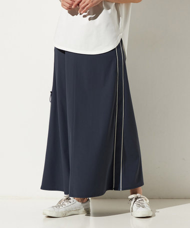 ライン入り ロングスカート