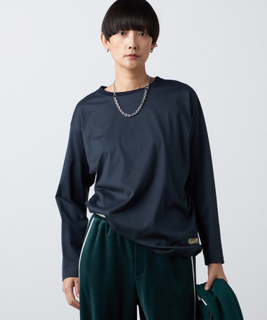 シルケット天竺 長袖Tシャツ