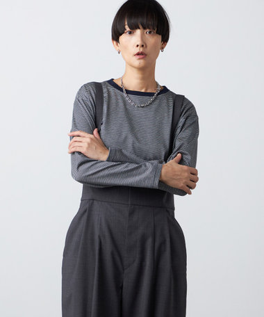 シルケット天竺 長袖Tシャツ
