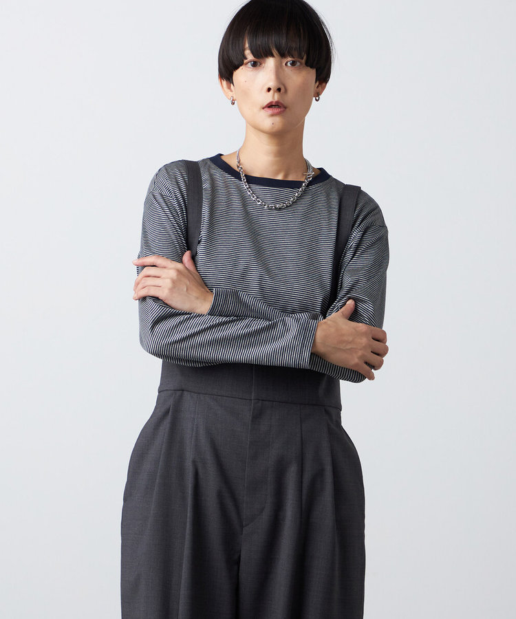 シルケット天竺 長袖Tシャツ