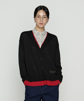 スパンコール 星刺繍カーディガン（77-02VM01-205）｜ベータ（β