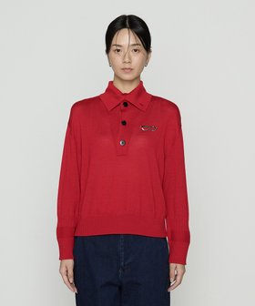 釦開き襟付き ニットプルオーバー（77-06IM10-205）｜ベータ（β