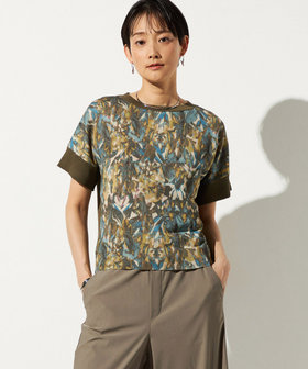 【セットアップ対応】リーフプリント ニットプルオーバー