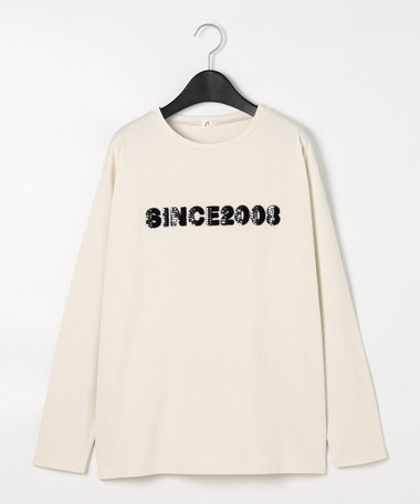ファンクショナル天竺 スロッキー×スパンコール長袖Tシャツ