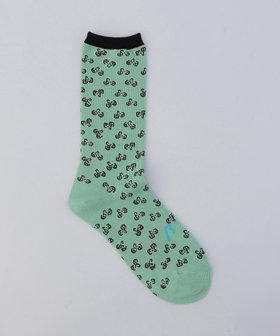 サイクリング柄 ソックス