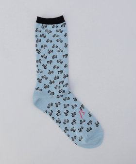 サイクリング柄 ソックス