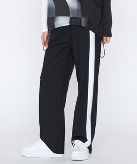 サイドライン ワイドパンツ