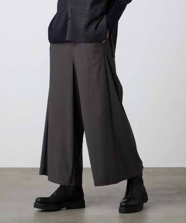 37．5クロップド ワイドパンツ