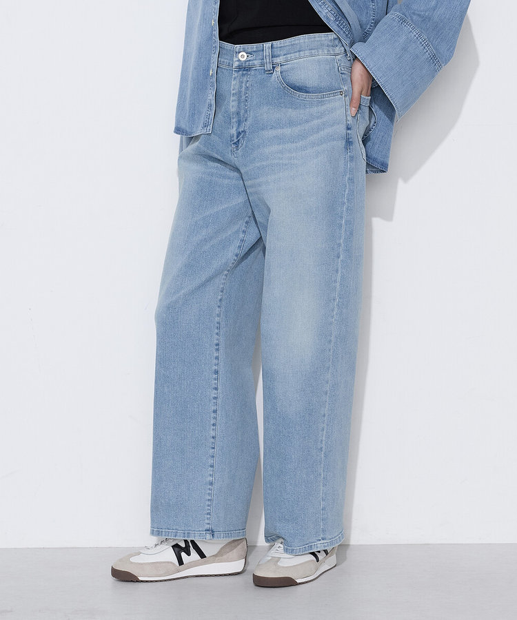 パワーストレッチ ブリーチデニムパンツ（77-78PO06-206）｜ベータ（β