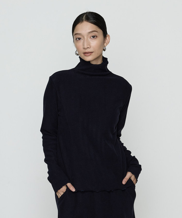 サイズ 〕 ニットコール タートルネック カットソー（78-04EM07-205