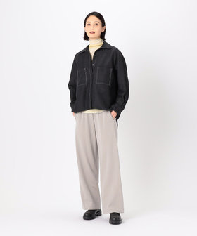 WV PROJECT正規品★25SS★ギャバジンコットンパンツ コットンギャバジン・レイヤードパンツ/40代50代からの