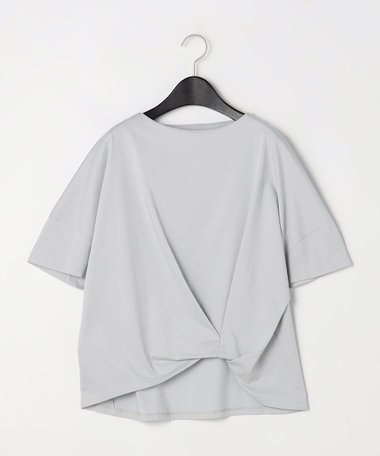 〔 +サイズ 〕 プレーティング天竺 ワンタックプルオーバー