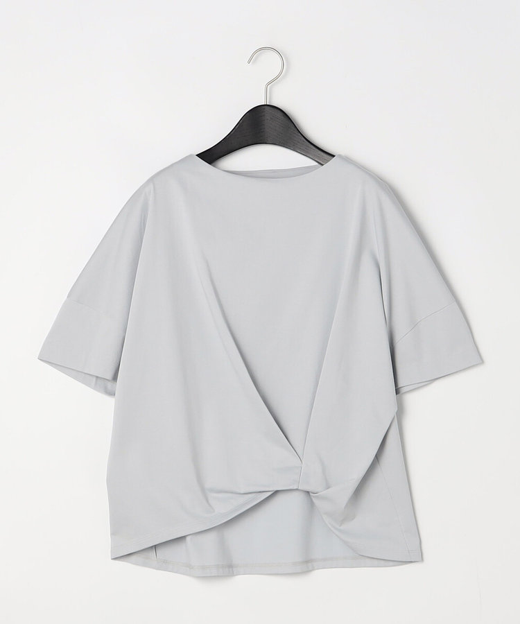 〔 +サイズ 〕 プレーティング天竺 ワンタックプルオーバー