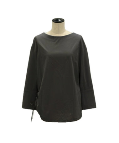 〔 +サイズ 〕 80／-ポンチ ブラウス見えプルオーバー