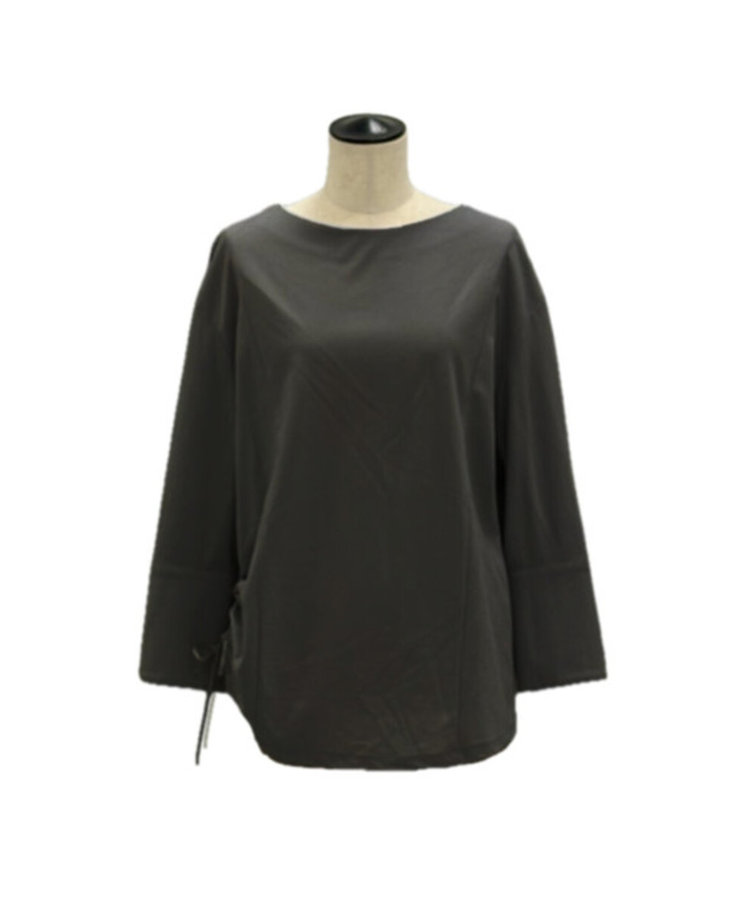 〔 +サイズ 〕 80／-ポンチ ブラウス見えプルオーバー