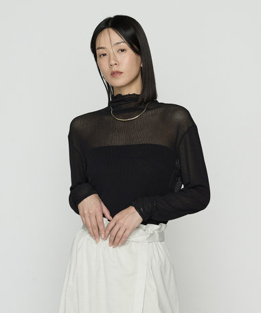 〔 +サイズ 〕 シアーテレコ スキントップス