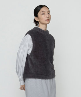 〔 +サイズ 〕 マイクロナイロンフェザーヤーン 2WAYベスト