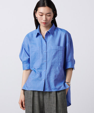 パールボタン シャツ