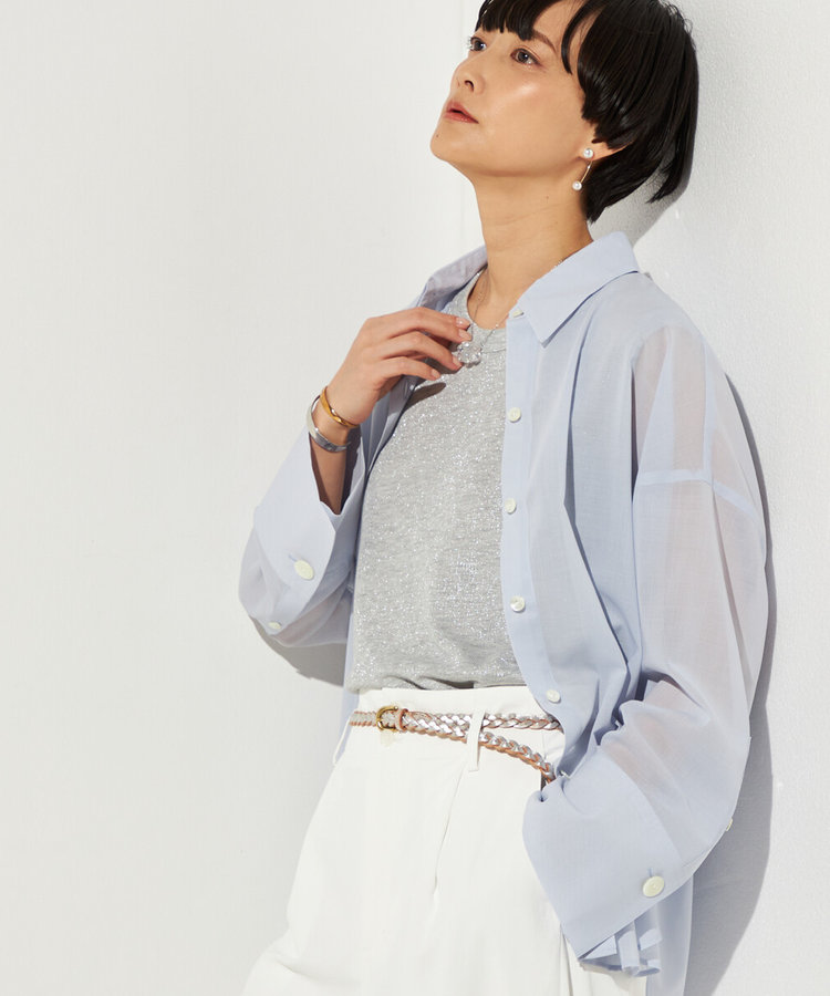 シアーボイル バックツイストシャツ