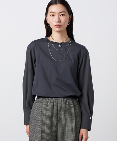 モクロディ 袖シャツプルオーバー