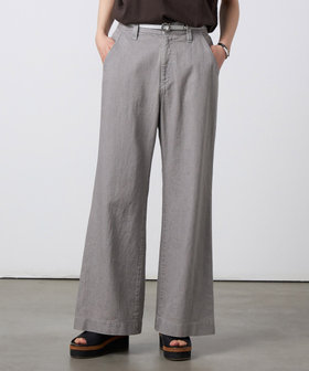 〔 +サイズ 〕 セミフレア デニムパンツ
