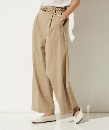 〔 +サイズ 〕 ダンプ近江晒 カーブパンツ