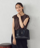 ひねり金具トートバッグ（95-20BK18-205）｜モノコムサ（MONO COMME CA