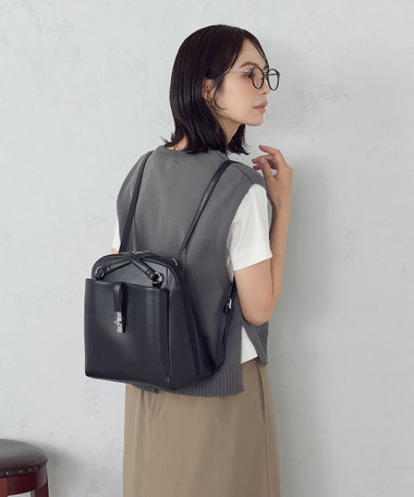 ひねり金具 2WAY トートリュック