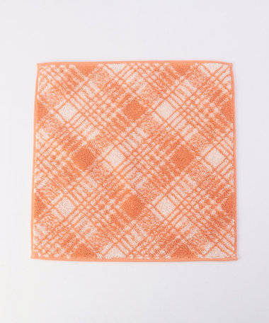 チェック柄ハンカチタオル