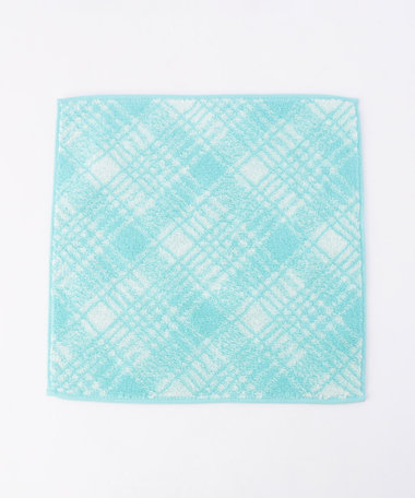 チェック柄ハンカチタオル