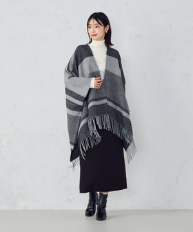 M-PREMIER COUTURE フード付きポンチョ M-PREMIER COUTURE フード付きポンチョ M-PREMIER COUTURE