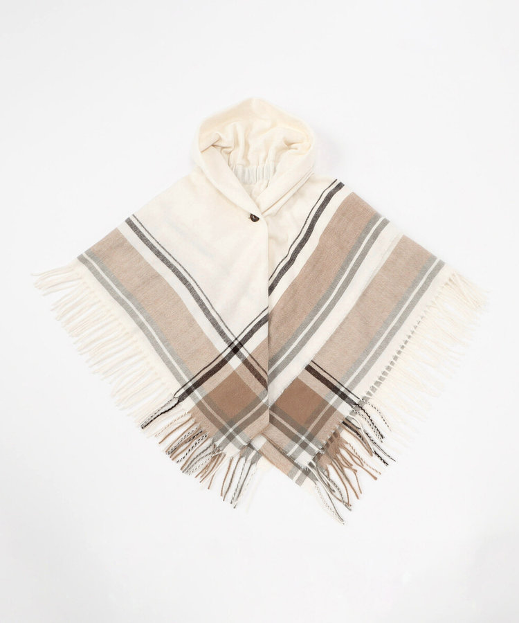 フード風 ポンチョストール（95-70MM03-205）｜モノコムサ（MONO COMME