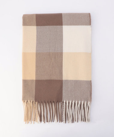 ブロックチェックストール