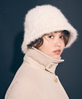 シャギーバケットハット