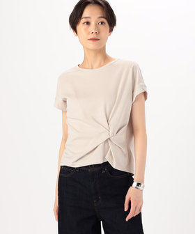 Sサイズ 〕 ウールブークレー スヌード付きプルオーバー（96-01EM05