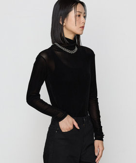 〔 Sサイズ 〕 フロッキーチュールシアープルオーバー