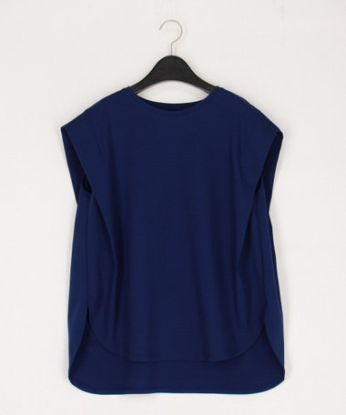 〔 Sサイズ 〕 コットン強撚ポンチ ショルダータックTシャツ