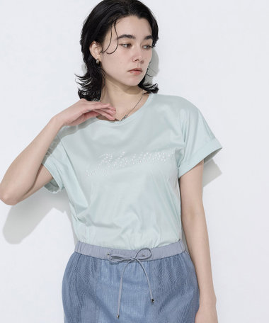 〔 Sサイズ 〕 コットンスムース パールTシャツ