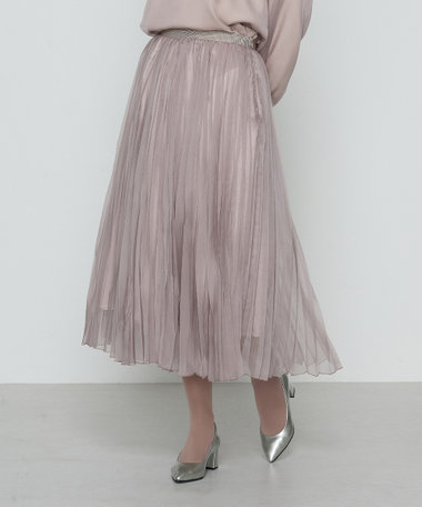 〔 Sサイズ 〕マットカルゼオーガンジー プリーツスカート