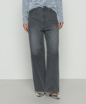 【Oggi 12月号掲載商品】〔 Sサイズ 〕 10.5オンスセンタープレス ワイドデニムパンツ