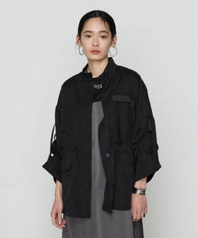 TOMO KOIZUMI ブラックフリルTシャツ MA128