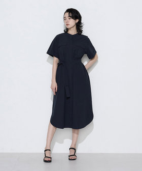 〔 Sサイズ 〕 タイプライター ロングシャツドレス