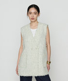 Sサイズ 〕 サマーツイード ジレ（96-11VK03-205）｜K.T キヨコ タカセ