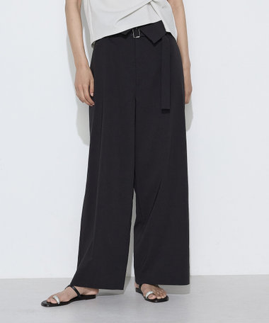 〔 Sサイズ 〕 リネン／トリアセテート ハイウエストパンツ