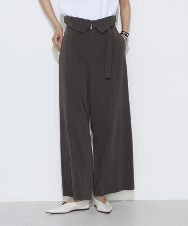 〔 Sサイズ 〕 リネン／トリアセテート ハイウエストパンツ