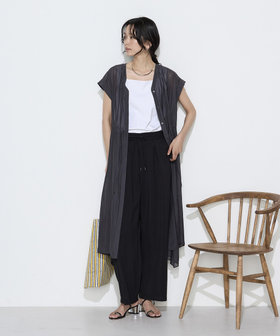 〔 Sサイズ 〕 カッセンシフォン シャツドレス