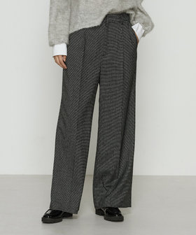 〔 Sサイズ 〕 ピンヘッドツイード ワイドパンツ