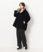 Sサイズ〕アンゴラウール Aラインショートコート（96-15WE03-203